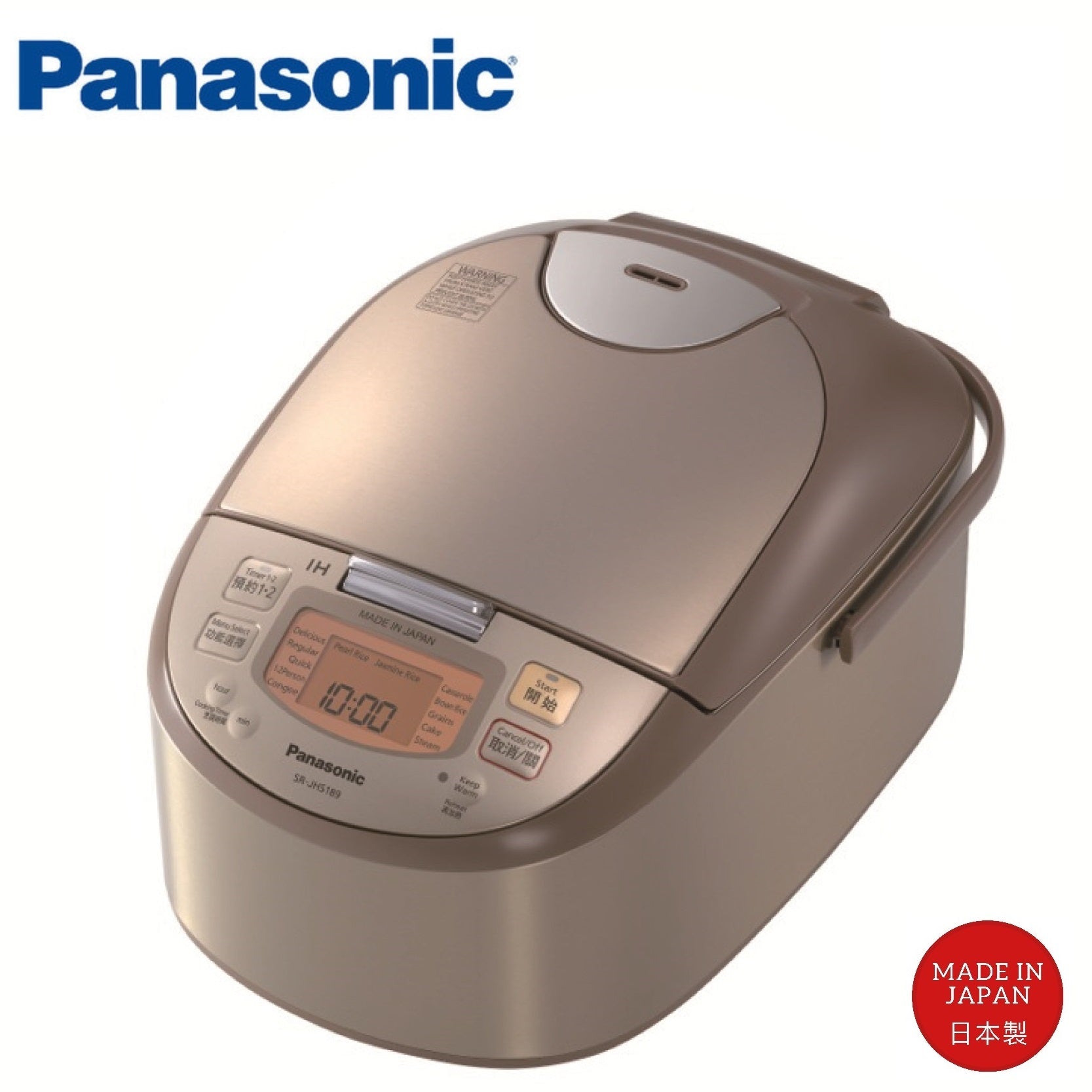 Panasonic Rice Cooker SR-JHS109/189 (Made in Japan) - 1.8L SR-JHS189