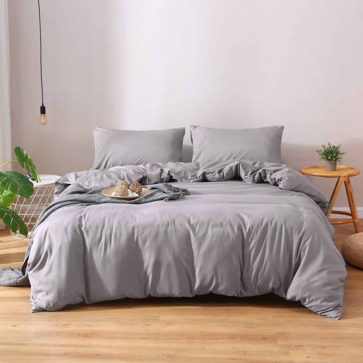 Premium Bedding Set (Fitted Sheet + Duvet Cover + Pillowcases) - Just £63! Shop now at JAPAN PLAZA UK