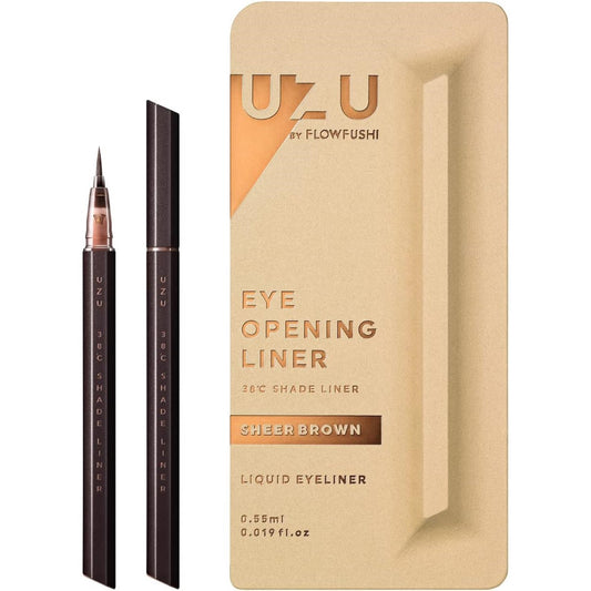 UZU Eyeliner By Flowfushi - Sheer Brown (Made in Japan)