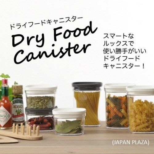 Dry Food Canister 220ml White (Made in Japan) - Just £2.50! Shop now at JAPAN PLAZA UK