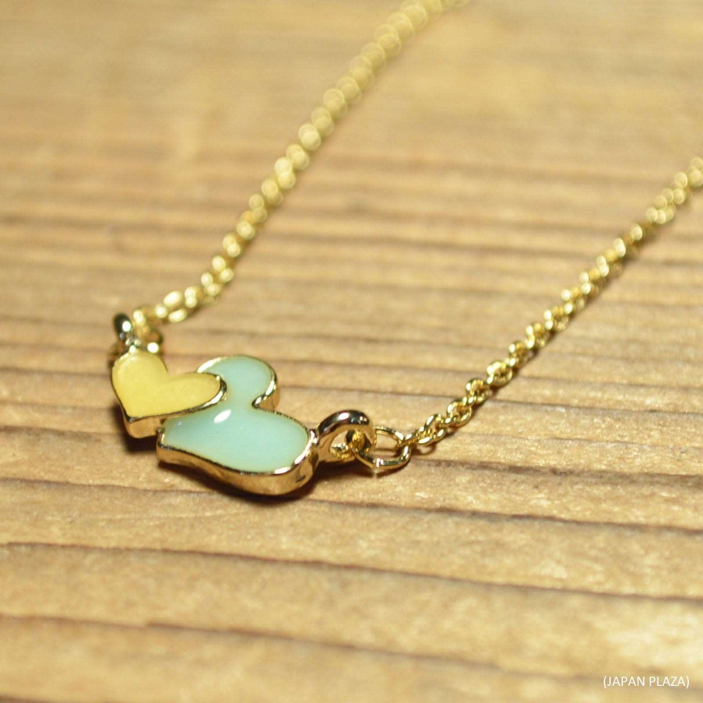 Enamel Heart Gold Plating Necklace (Made in Korea)