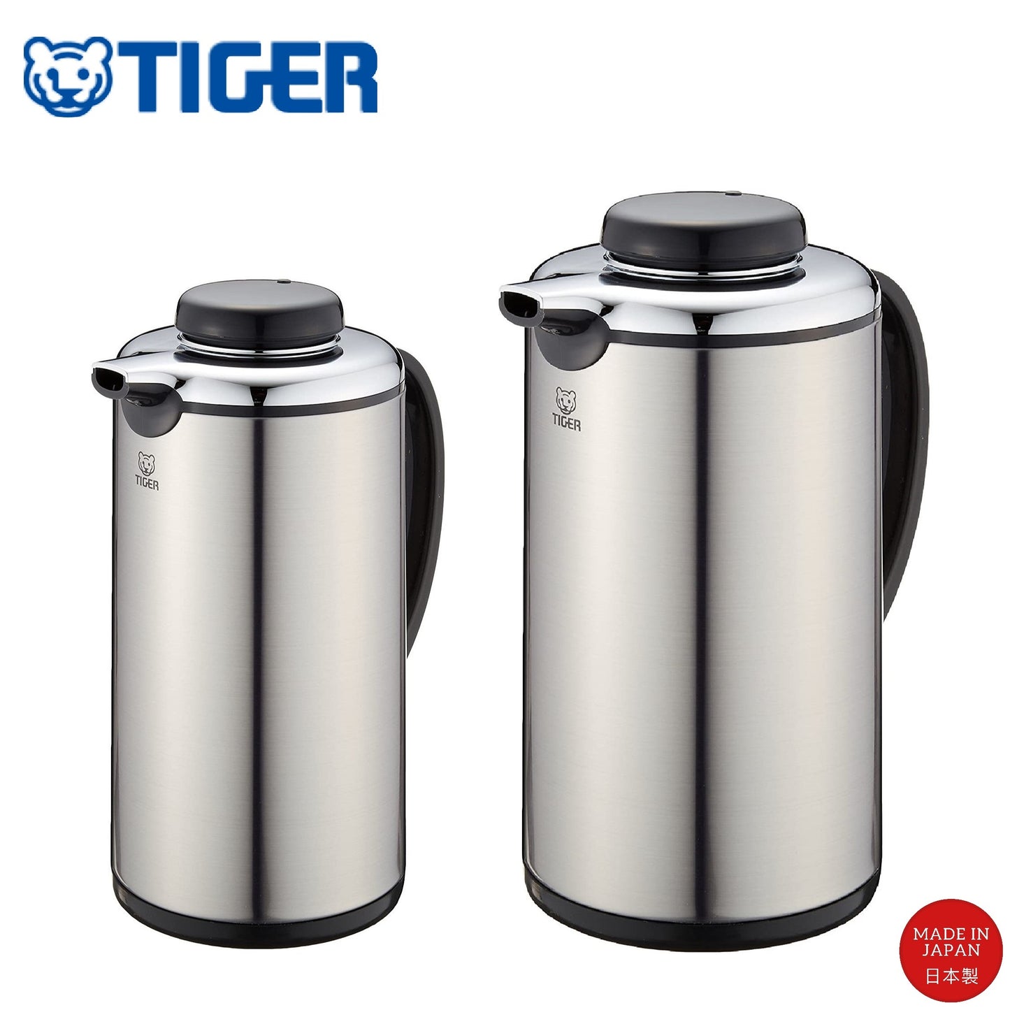 Tiger Vacuum Insulated Stainless Steel Bottle 1.2/1.6L/2.0L